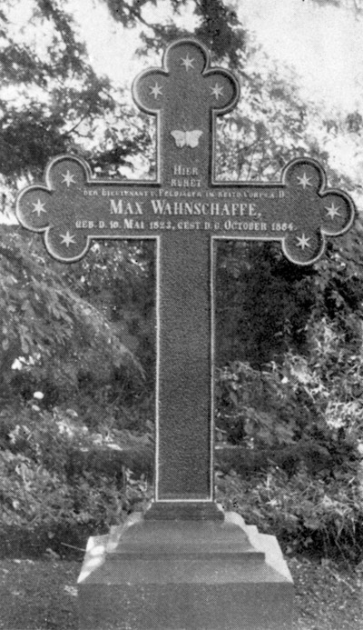 ehemaliges Grabkreuz von Max Wahnschaffe
