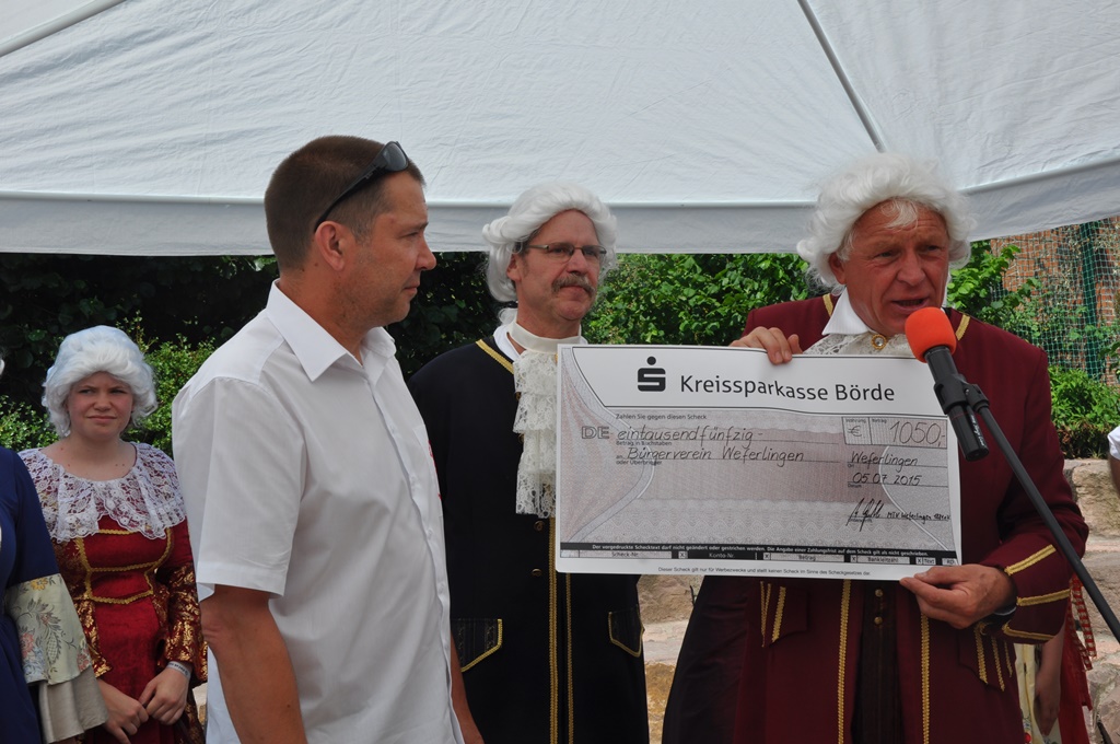 dank durch den markgrafen an den mtv