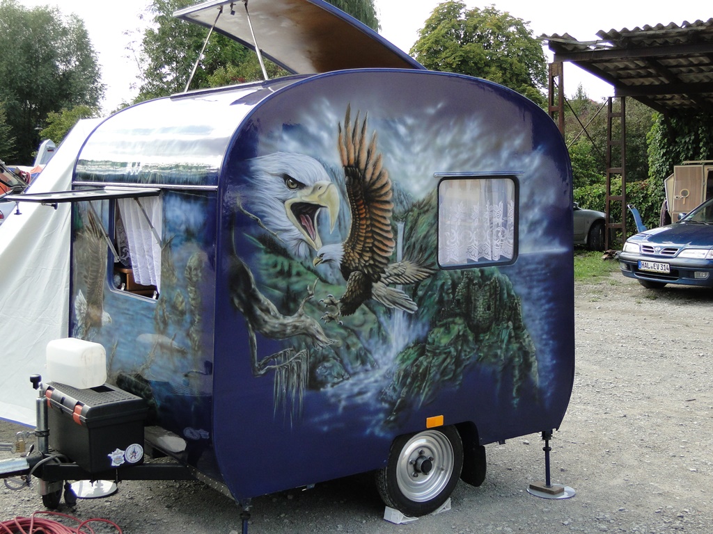 Weferlinger LC 9/200 in Bikerbemalung