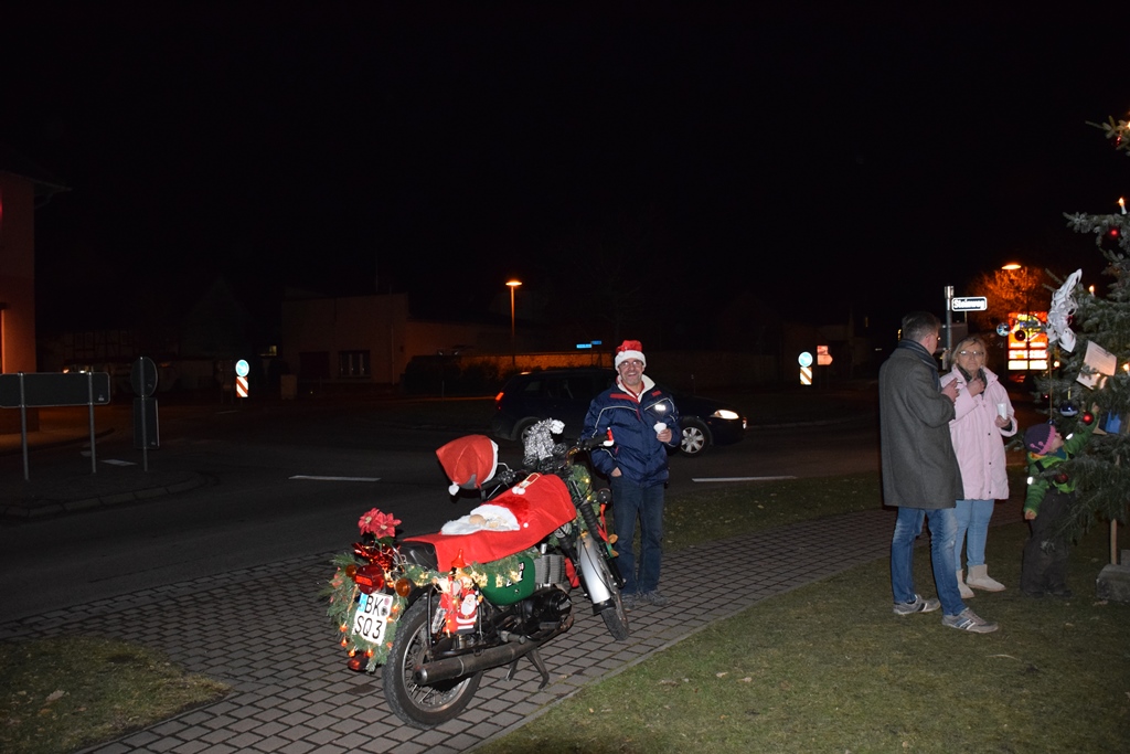 "Klausi", der Weihnachtswichtel mit Gefährt