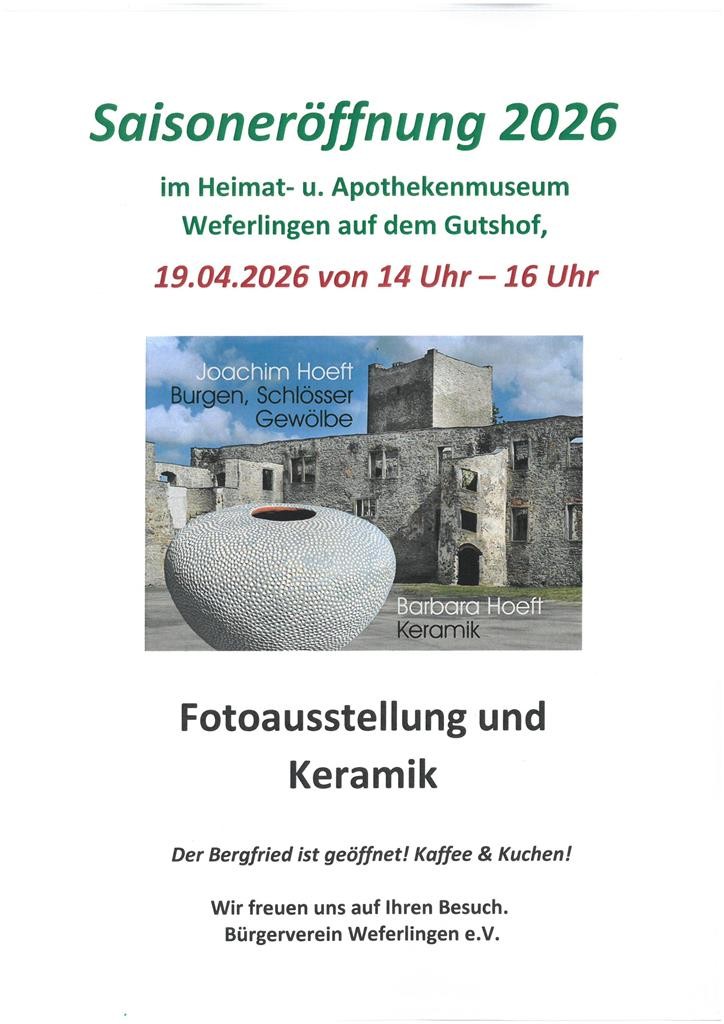 Plakat Ausstellungseröffnung 2026