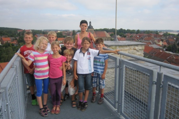 Hoch oben über Weferlingen hat man einen wunderbaren Blick